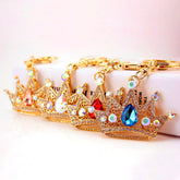 Queen Diamond Crown Keychain
